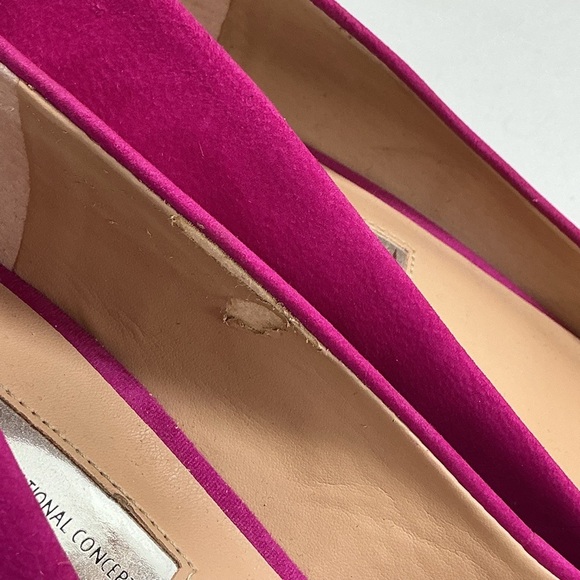 INC International Concepts Fuchsia Pink Suede Pointed Toe Heels – Size 9.5M - Picture 3 of 8